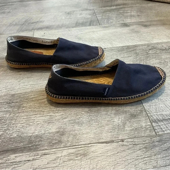 Viscata Barcelona Barceloneta Canvas‎ Espadrille Flat Size 42 - Picture 1 of 8